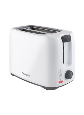 Sencor 2-Slice Toaster STS2606WH – White, 3-in-1 Functions, 750W Power – Electronic Timer & Crumb Tray