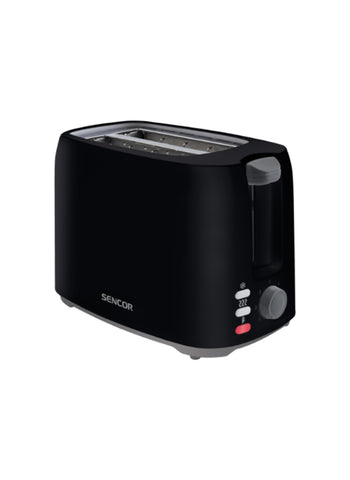 Sencor 2-Slice Toaster STS2607BK – Black, 3-in-1 Functions, 750W Power – Modern Design with Crumb Tray