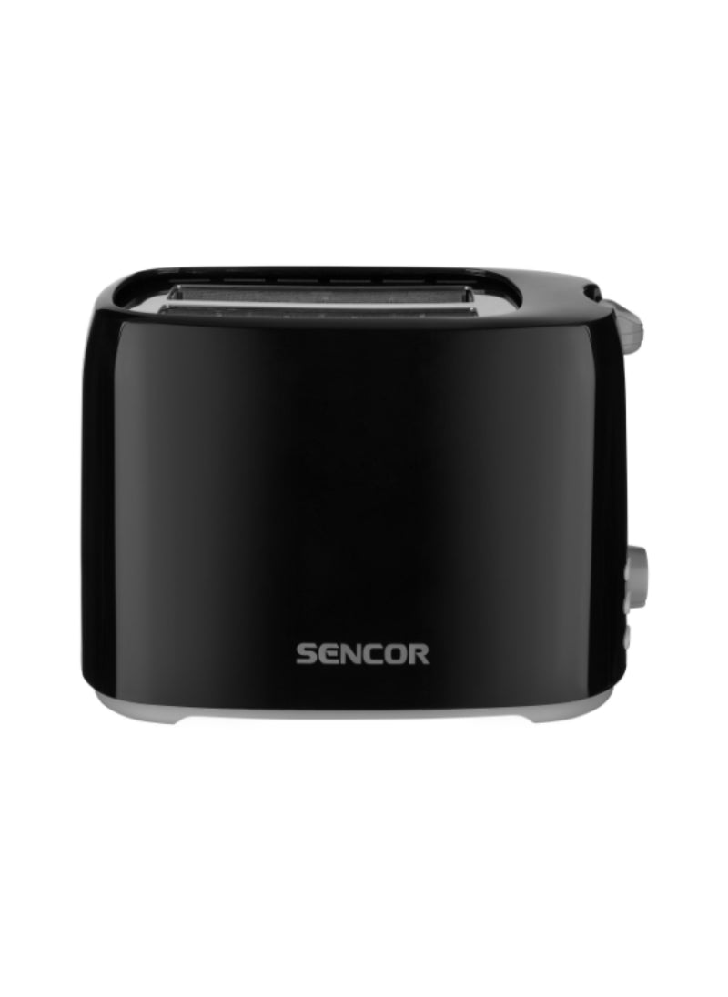 Sencor 2-Slice Toaster STS2607BK – Black, 3-in-1 Functions, 750W Power – Modern Design with Crumb Tray