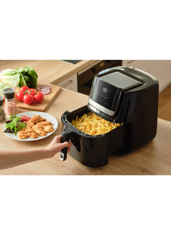 Sencor Air Fryer SFR6550BK – 6.5L Digital, 1600W Power, Front Display, Adjustable Temperature – Modern & Powerful