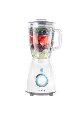 Sencor Blender SBL3570WH – 500W Power, 2 Speeds + Pulse, 1.5L Jug – Grinder & Safety Features | Easy to Clean