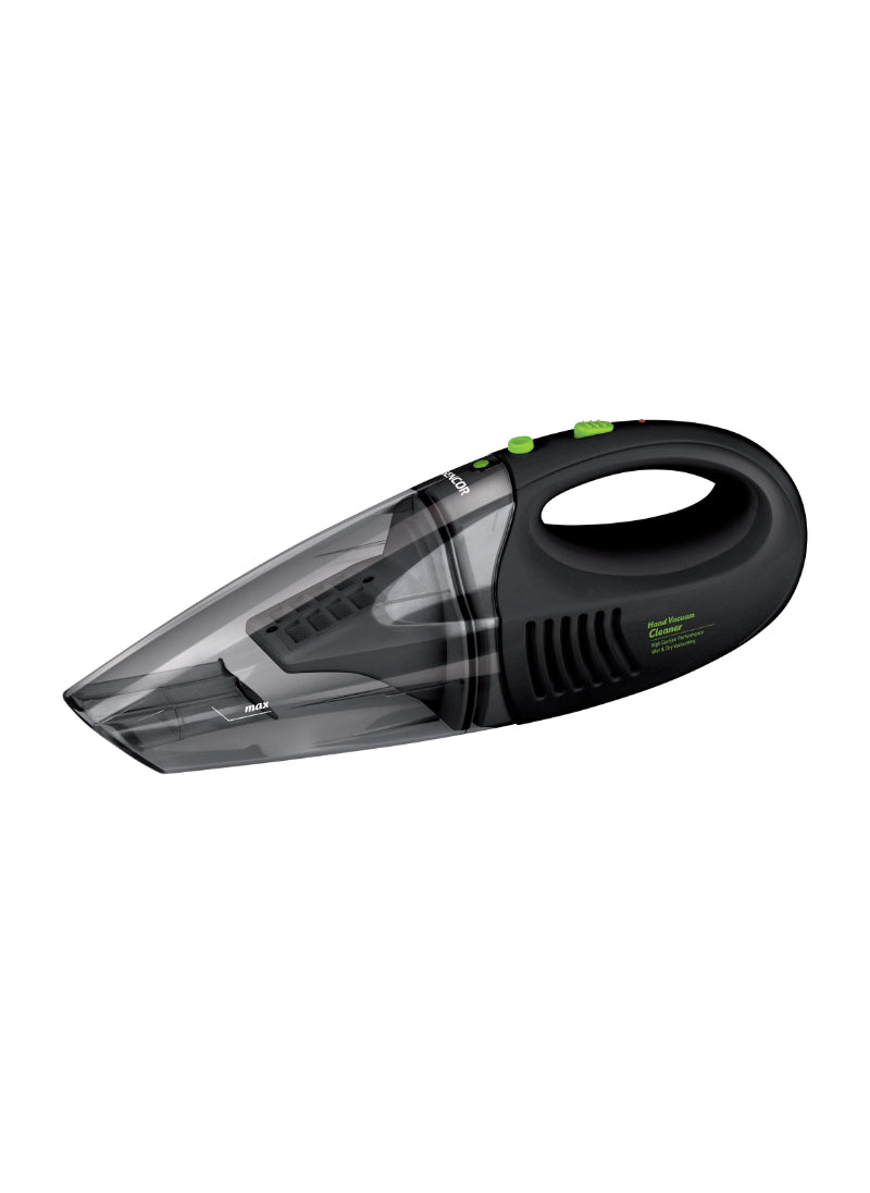 Sencor Cordless Hand Vacuum Cleaner SVC190B – 15 Minutes of Operation, Washable Filter – 45W Battery Power