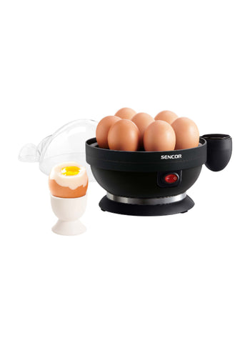 Sencor Egg Cooker SEG710BP – 7-Egg Capacity, 3 Cooking Levels, Removable Tray – Compact 320-380W Kitchen Tool