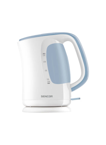 Sencor Electric Kettle SWK2510WH – 2.5L White, 2200W Power, Double-Sided Water Mark – Ergonomic Handle & Filter