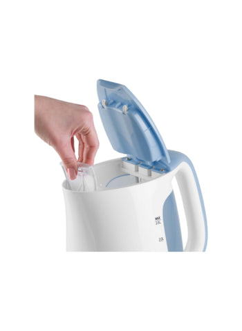 Sencor Electric Kettle SWK2510WH – 2.5L White, 2200W Power, Double-Sided Water Mark – Ergonomic Handle & Filter