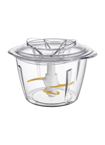 Sencor Food Chopper SCB5100WH – 500W Power, 1000ml Glass Bowl, 4 Titanium Blades – Ideal for Meat & Veggies