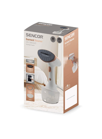 Sencor Garment Steamer SSI0860GD – 1600W Power, 25g/min Steam Output, Ceramic Soleplate – 320ml Water Tank