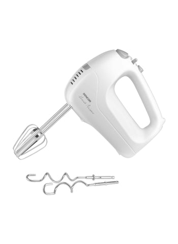 Sencor Hand Mixer SHM5400WH – 5 Speeds, Quiet Operation, 200W Power – Includes 2 Types of Whisks | Lightweight
