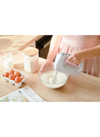 Sencor Hand Mixer SHM5400WH – 5 Speeds, Quiet Operation, 200W Power – Includes 2 Types of Whisks | Lightweight