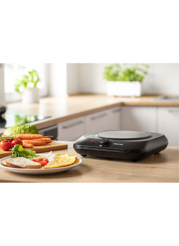 Sencor Infrared Cooking Plate SCP1763BK – 19cm Glass Ceramic Plate, 1200W Power – Sleek & Energy Efficient