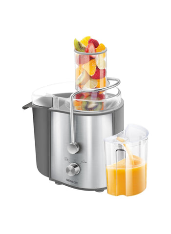 Sencor Juicer SJE1055SS – 800W Power, Automatic Pulp Separation, Stainless Steel Finish – Hygienic & Efficient