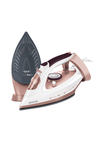 Sencor Steam Iron SSI3520RS – 3100W Power, 35g/min Steam Output, Ceramic Soleplate – 280ml Water Tank