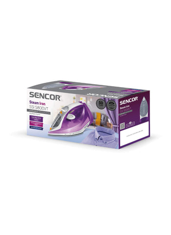 Sencor Steam Iron SSI5800VT – 2400W Power, 30g/min Steam Output, Ceramic Soleplate – 260ml Water Tank