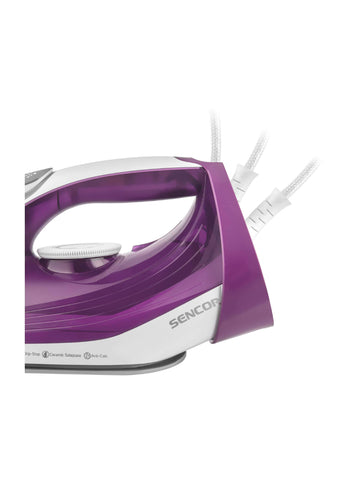 Sencor Steam Iron SSI5800VT – 2400W Power, 30g/min Steam Output, Ceramic Soleplate – 260ml Water Tank