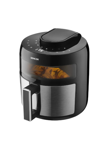 Sencor Vita Fryer SFR5010BK – 5L Capacity, 1500W Power, LED Display, Timer with Alarm – Precise & Spacious Design