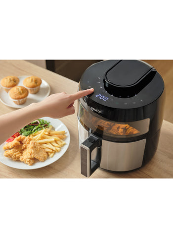 Sencor Vita Fryer SFR5010BK – 5L Capacity, 1500W Power, LED Display, Timer with Alarm – Precise & Spacious Design