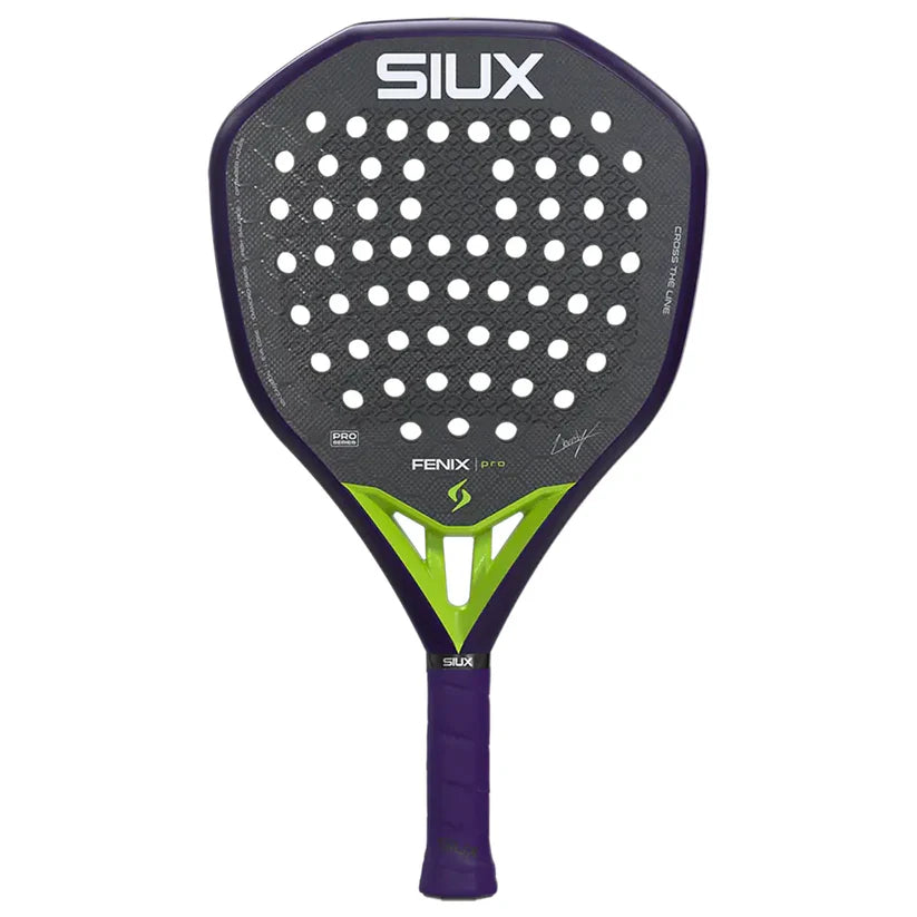 Siux Fenix Pro 2026 Padel Racket Leo Augsburger - Glow Purple