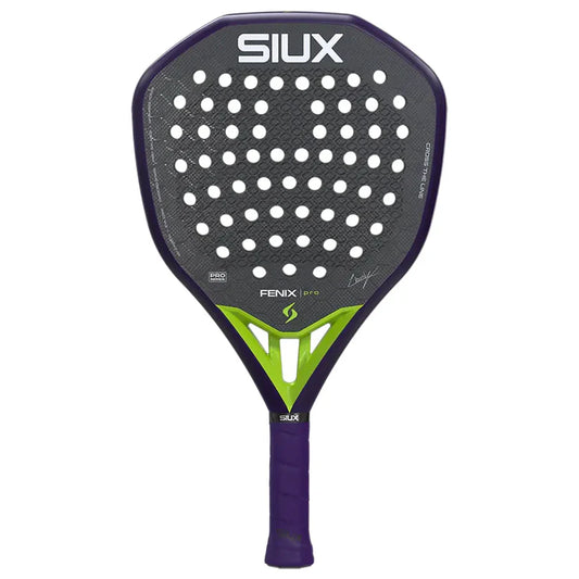 Siux Fenix Pro 2026 Padel Racket Leo Augsburger - Glow Purple