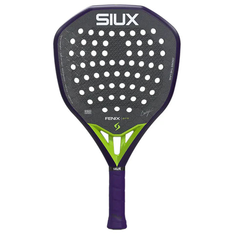 Siux Fenix Pro 2026 Padel Racket Leo Augsburger - Glow Purple