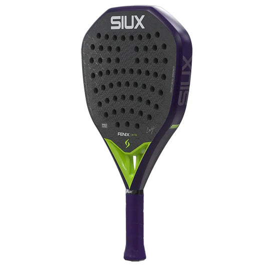 Siux Fenix Pro 2026 Padel Racket Leo Augsburger - Glow Purple