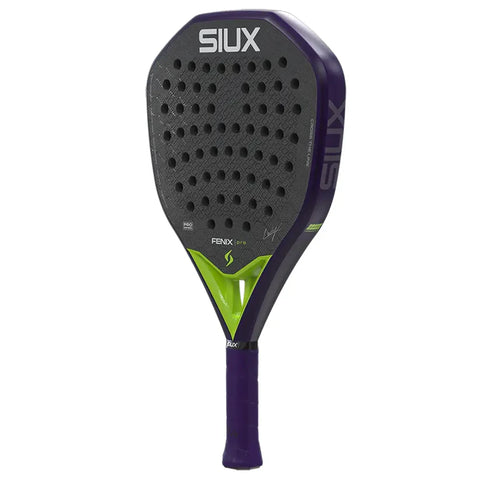 Siux Fenix Pro 2026 Padel Racket Leo Augsburger - Glow Purple