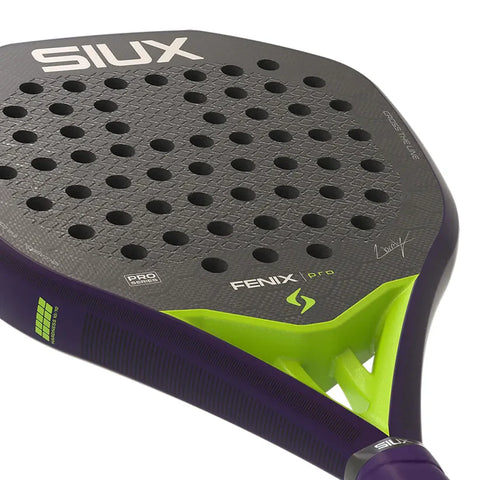 Siux Fenix Pro 2026 Padel Racket Leo Augsburger - Glow Purple