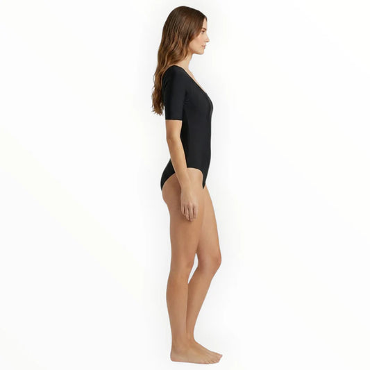Sonecs Hydrocore Half-Sleeves Swimsuit - Black