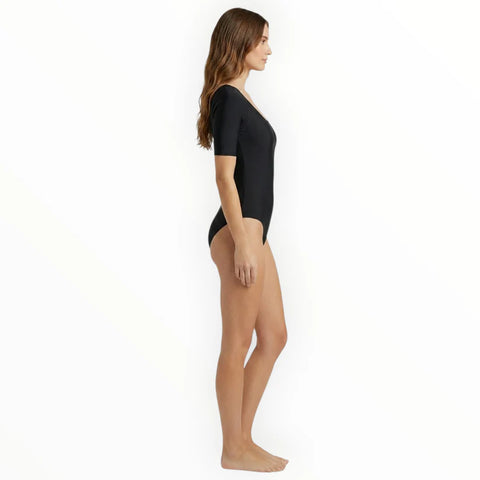 Sonecs Hydrocore Half-Sleeves Swimsuit - Black