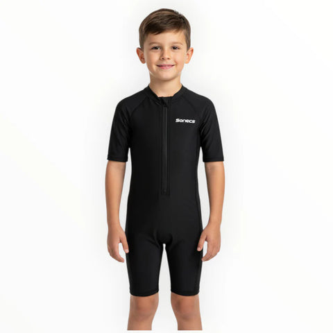 Sonecs Kids Up To Knee Swimsuit – All Black