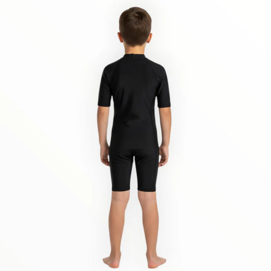 Sonecs Kids Up To Knee Swimsuit – All Black