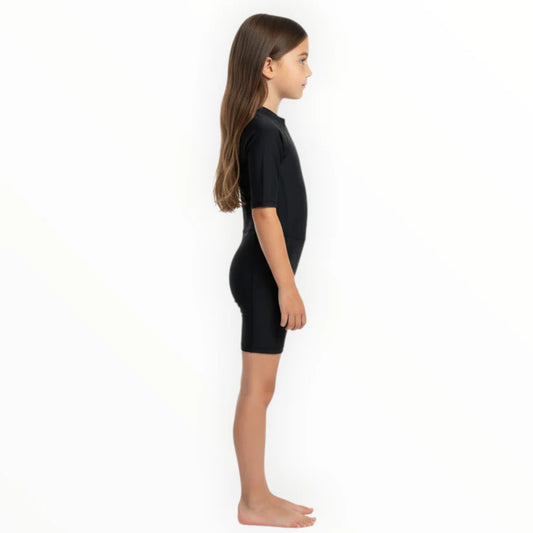 Sonecs Kids Up To Knee Swimsuit – All Black