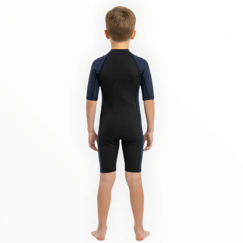 Sonecs Kids Up To Knee Swimsuit Black/Navy