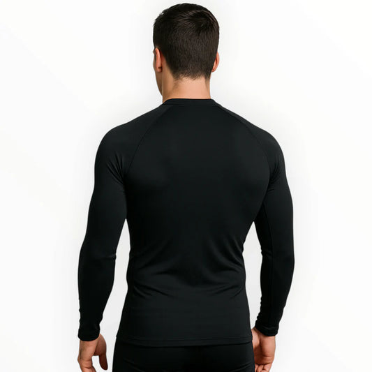 Sonecs Men's Swimming Rashguard T-Shirt Black UV Protection