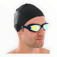 Sonecs Mirrored Swim Googles - Attached Ear Plugs