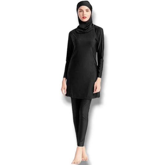 Sonecs Women Burkini Swimsuit Full Coverage Modest Wear