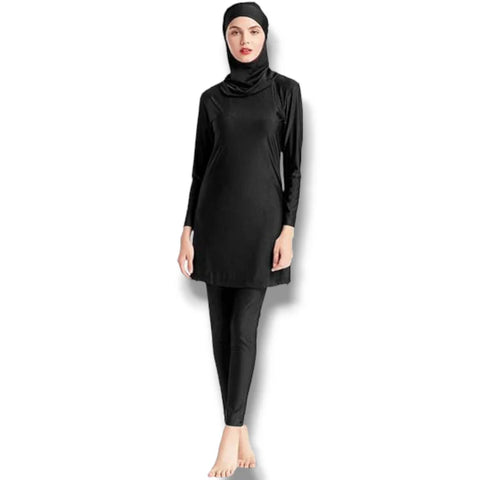 Sonecs Women Burkini Swimsuit Full Coverage Modest Wear