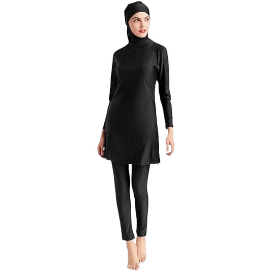 Sonecs Women Burkini Swimsuit Full Coverage Modest Wear
