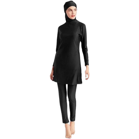 Sonecs Women Burkini Swimsuit Full Coverage Modest Wear