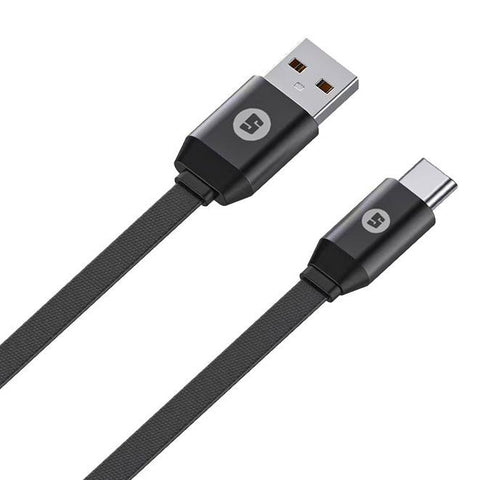 Space ChargeSync High-Speed Data Nylon USB Cable Type-C CE-456 – Fast Charging, Durable Nylon Design, 1M Length – Chargers & Cables | High-Speed Type-C Cable