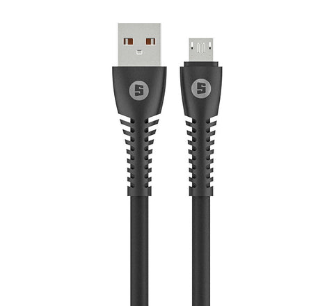 Space ChargeSync High-Speed Data Rubber USB Cable Micro-USB CE-421 – Durable Rubber Design, Efficient Data Transfer, 1M Length – Chargers & Cables | Reliable Micro-USB Cable