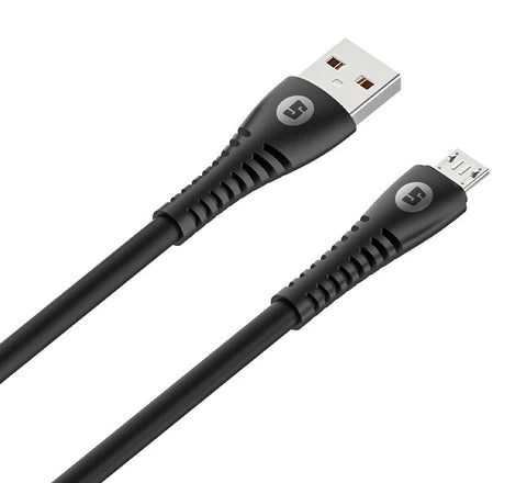 Space ChargeSync High-Speed Data Rubber USB Cable Micro-USB CE-421 – Durable Rubber Design, Efficient Data Transfer, 1M Length – Chargers & Cables | Reliable Micro-USB Cable