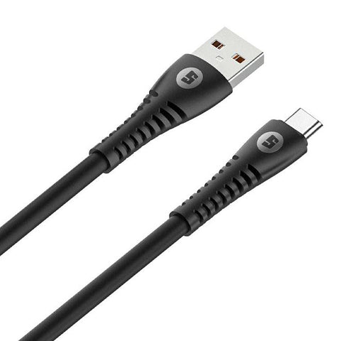 Space ChargeSync High-Speed Data Rubber USB Cable Type-C CE-457 – Durable Rubber Design, Efficient Data Transfer, 1M Length – Chargers & Cables | Reliable Type-C Cable