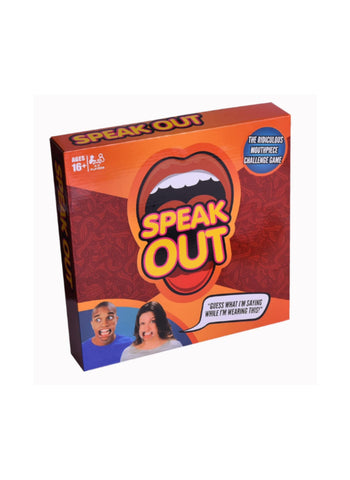 Speak Out Board Game – Hilarious Fun, Mouthpiece Challenge, Team Play – Party Game | Laugh-Out-Loud Entertainment