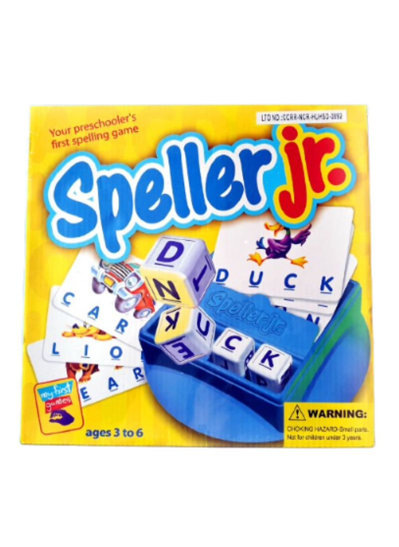 Speller Jr. Game – Word Building, Educational Fun, Perfect for Kids – Learning Game | Enhance Spelling Skills