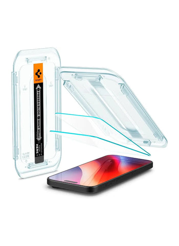 Spigen Apple iPhone 16 Pro Max GLAS.tR EZ Fit Sensor Protected (Pack of 2) – Screen Protection, Easy Installation, Scratch Resistance – Phone Accessory | Perfect for Complete Display Defense