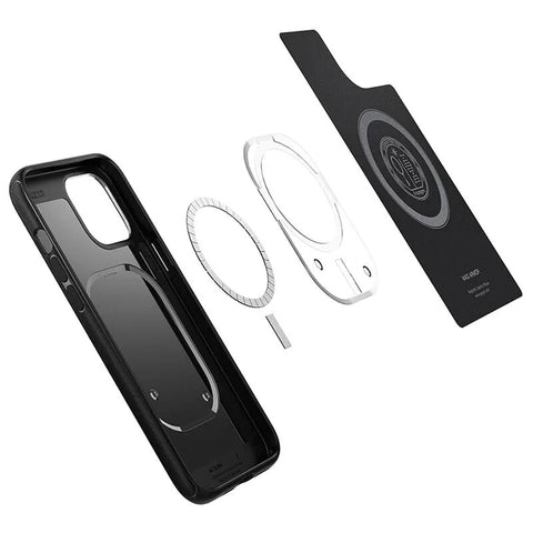 Spigen Mag Armor (MagFit) For Apple iPhone 12/13/14 Pro Max Magnetic Protective Case – Magnetic Design, Durable Protection, Secure Fit – Phone & Tablet Covers | Advanced iPhone Case