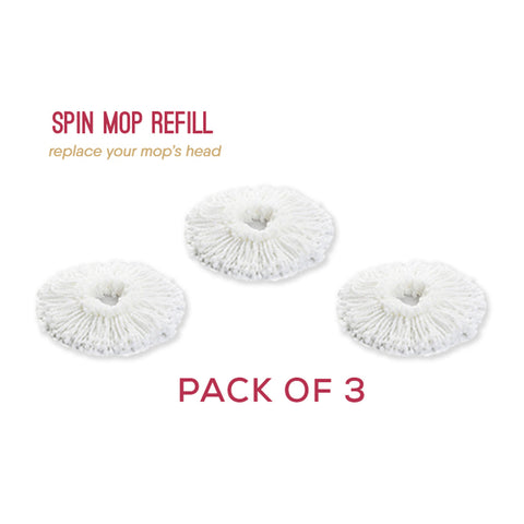 Spin Mop Refill – Extra Head Microfiber Mop Refill – Mops | Home & Kitchen