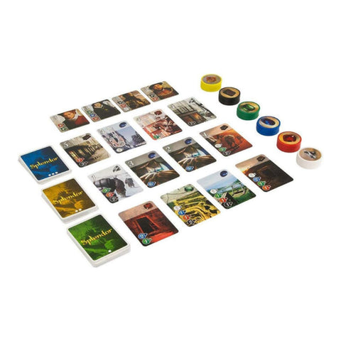 Splendor Board Game – Strategic Resource Management, 2-4 Players, Renaissance Theme – Strategy Game | Elegant and Engaging