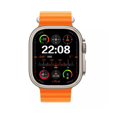 T20 Ultra2 Smart Watch with 4 Strap Series 9 – Multi-Function Smart Watch with Customizable Straps