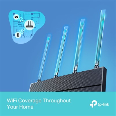 TP-Link Archer AX12 AX1500 Dual-Band Gigabit Wi-Fi 6 Router – Next-Gen Wi-Fi 6, Gigabit Speeds, and Advanced Performance – Model: Archer AX12, Internet Routers